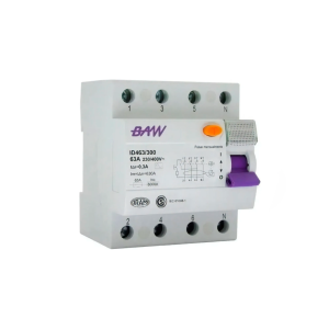 INTERRUPTOR DIFERENCIAL BAW 4P – 63A 415V