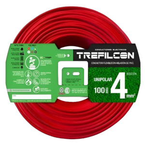 CABLE UNIPOLAR TREFILCON 4 MM² X 1MTS.